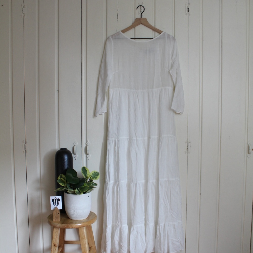 Sheer White Urban Outfitters Maxi Dress
